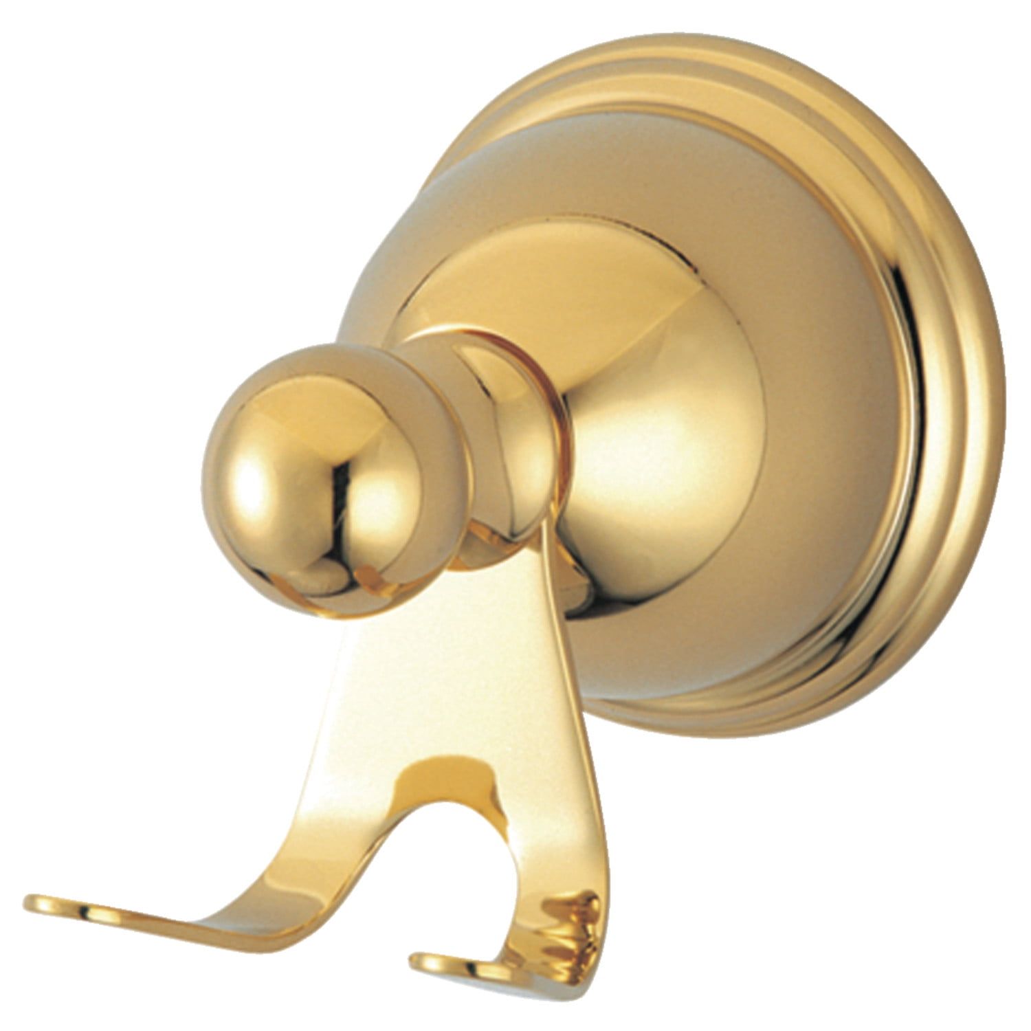 Polished Brass Traditional Wall-Mounted Robe Hook