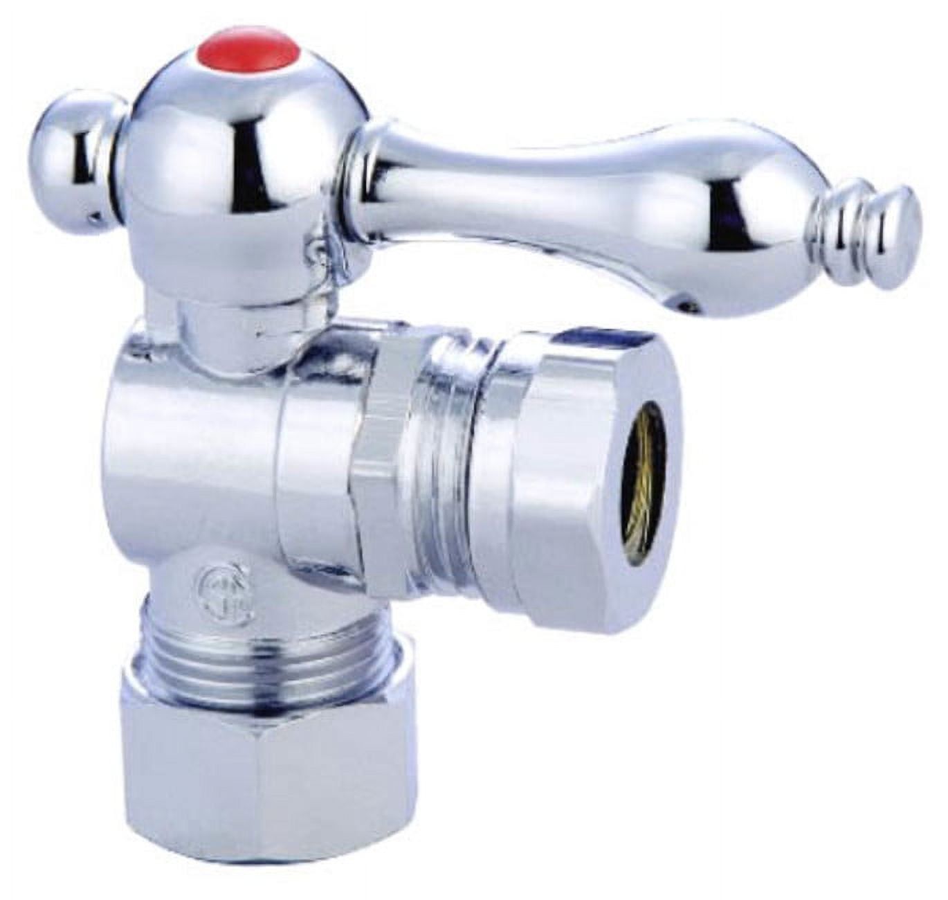 Polished Chrome Vintage Quarter-Turn Angle Stop Valve