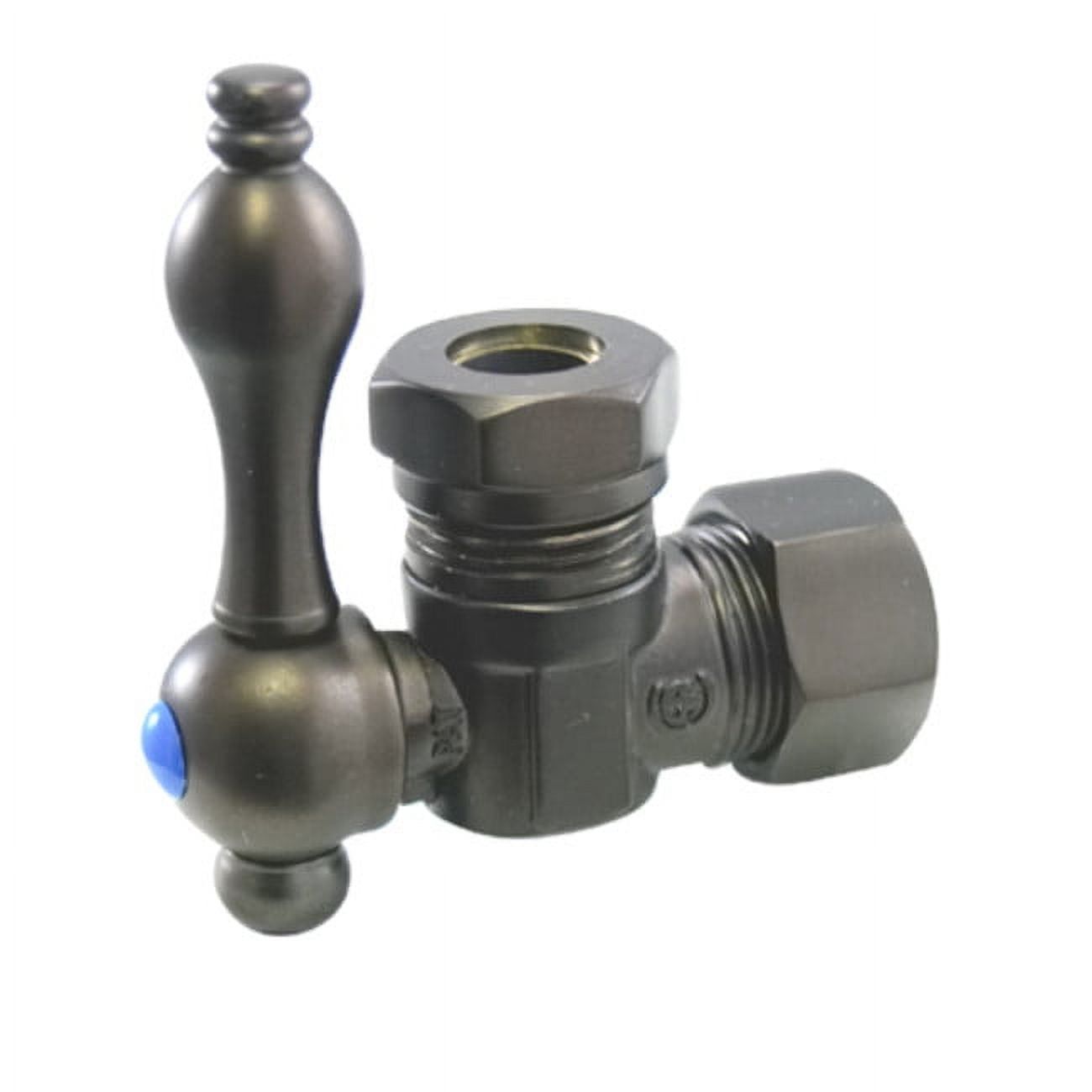 Oil Rubbed Bronze Angle Stop Valve with Handle