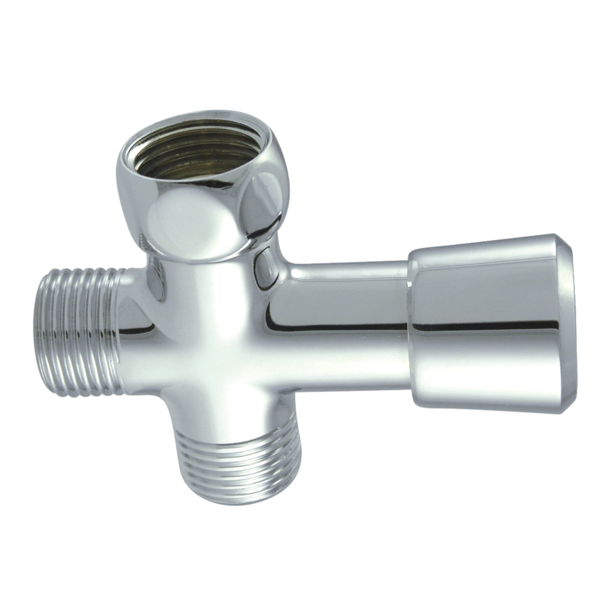 Polished Chrome Solid Brass Shower Arm Diverter