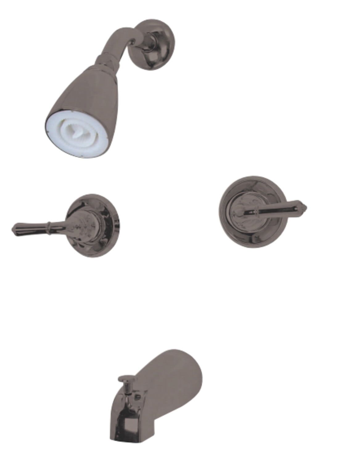 Oil Rubbed Bronze Multi-Head Wall Mounted Tub and Shower Faucet