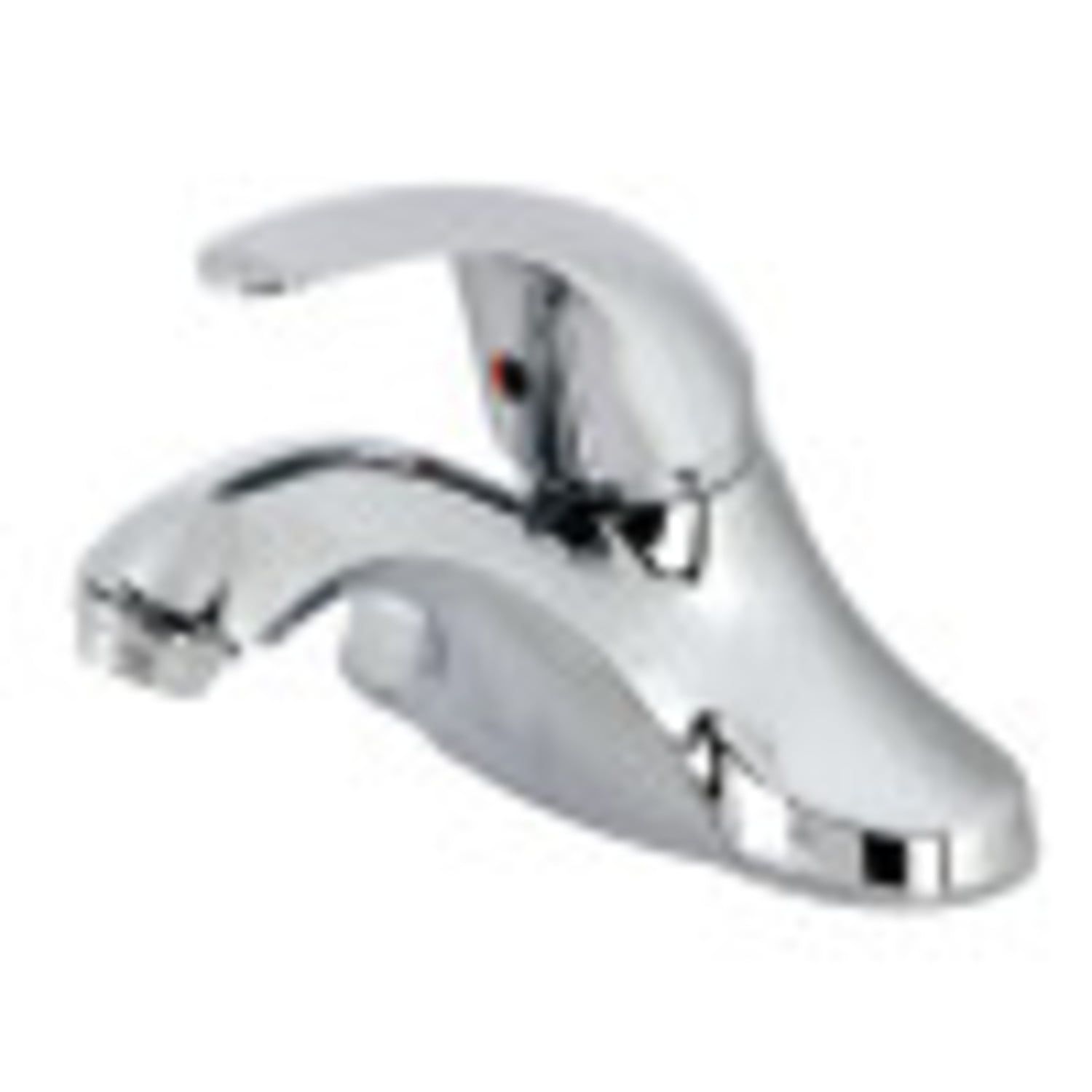 Polished Chrome Single-Handle 4-Inch Centerset Bathroom Faucet