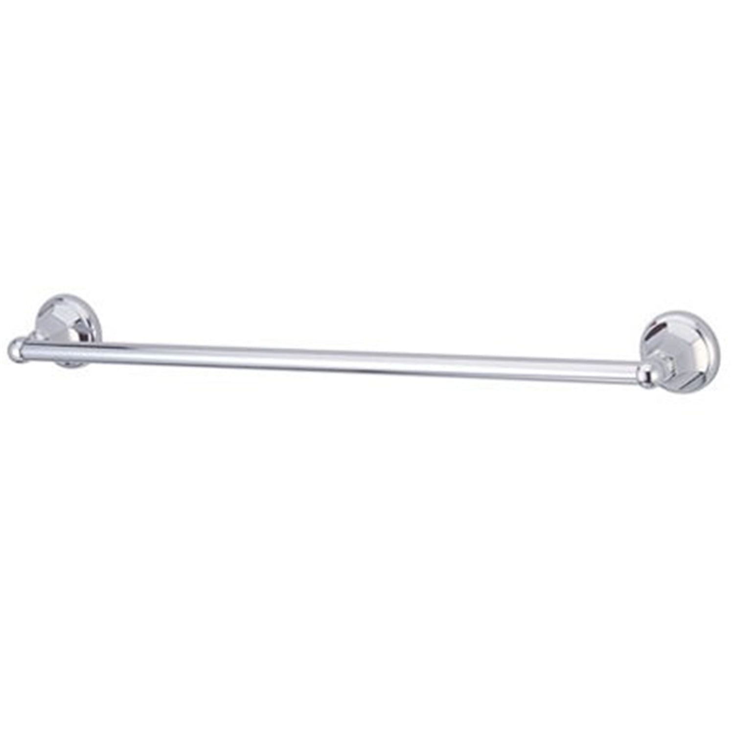 Metropolitan 18-Inch Polished Chrome Wall Mounted Towel Bar