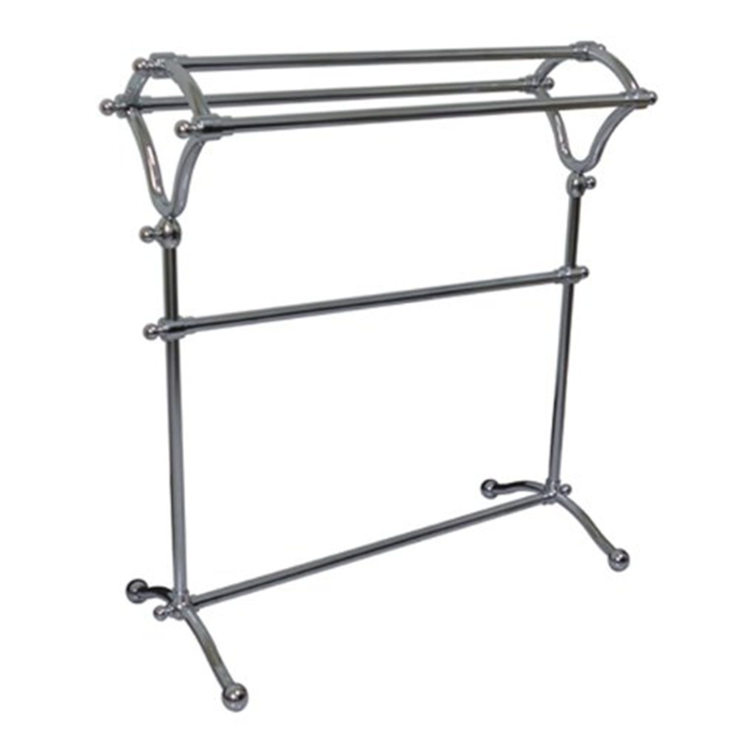 Polished Chrome Pedestal Y-Type Towel Rack