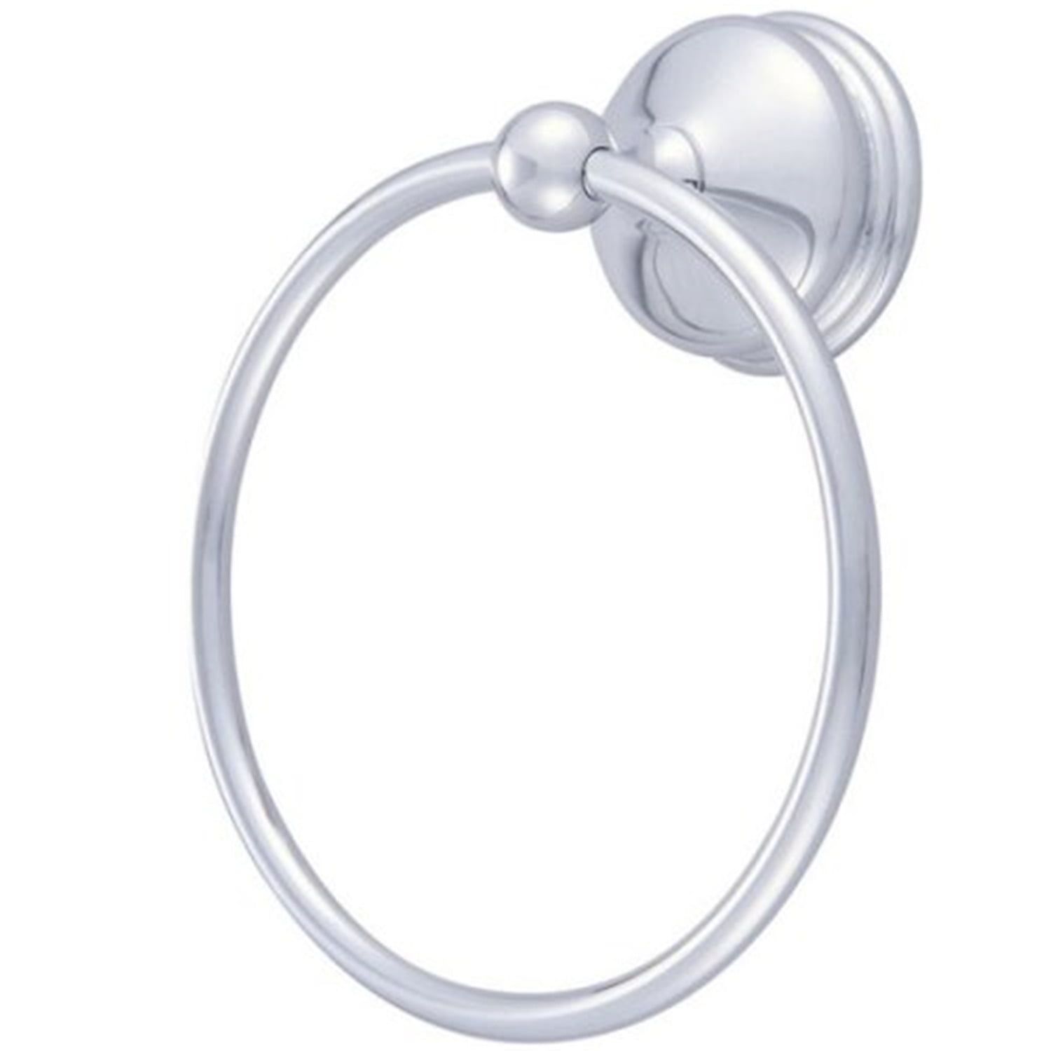 Polished Chrome Vintage Wall Mounted Towel Ring