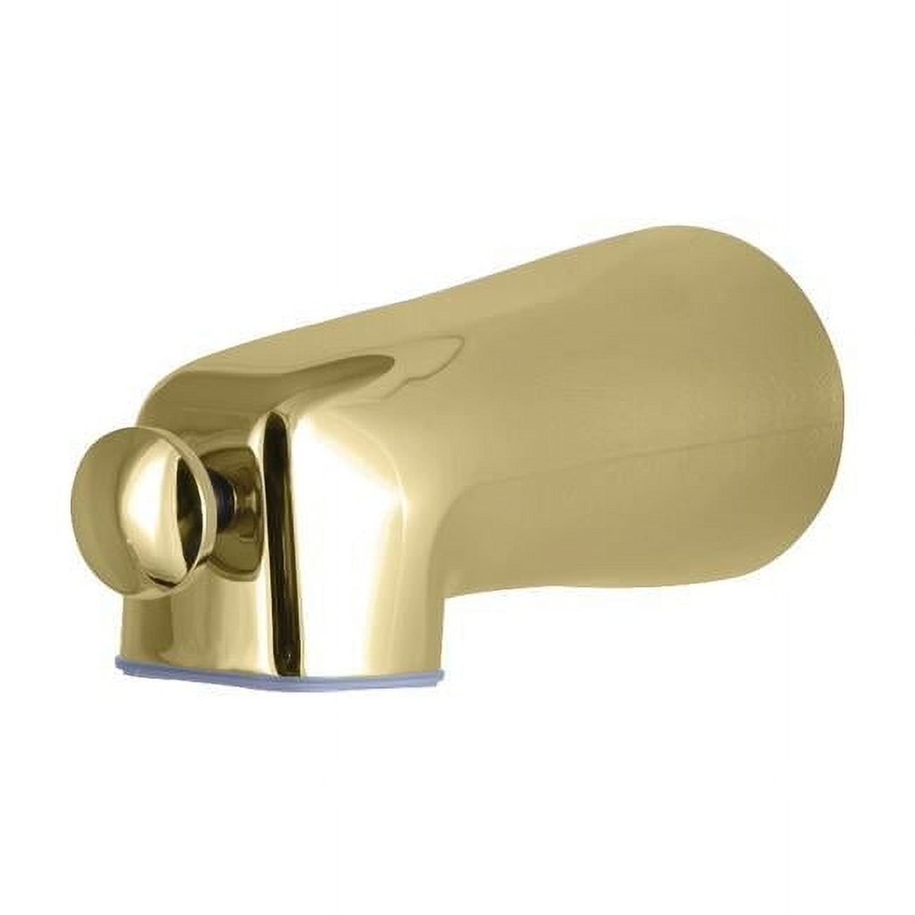 Universal Fit Polished Brass Tub Spout with Diverter