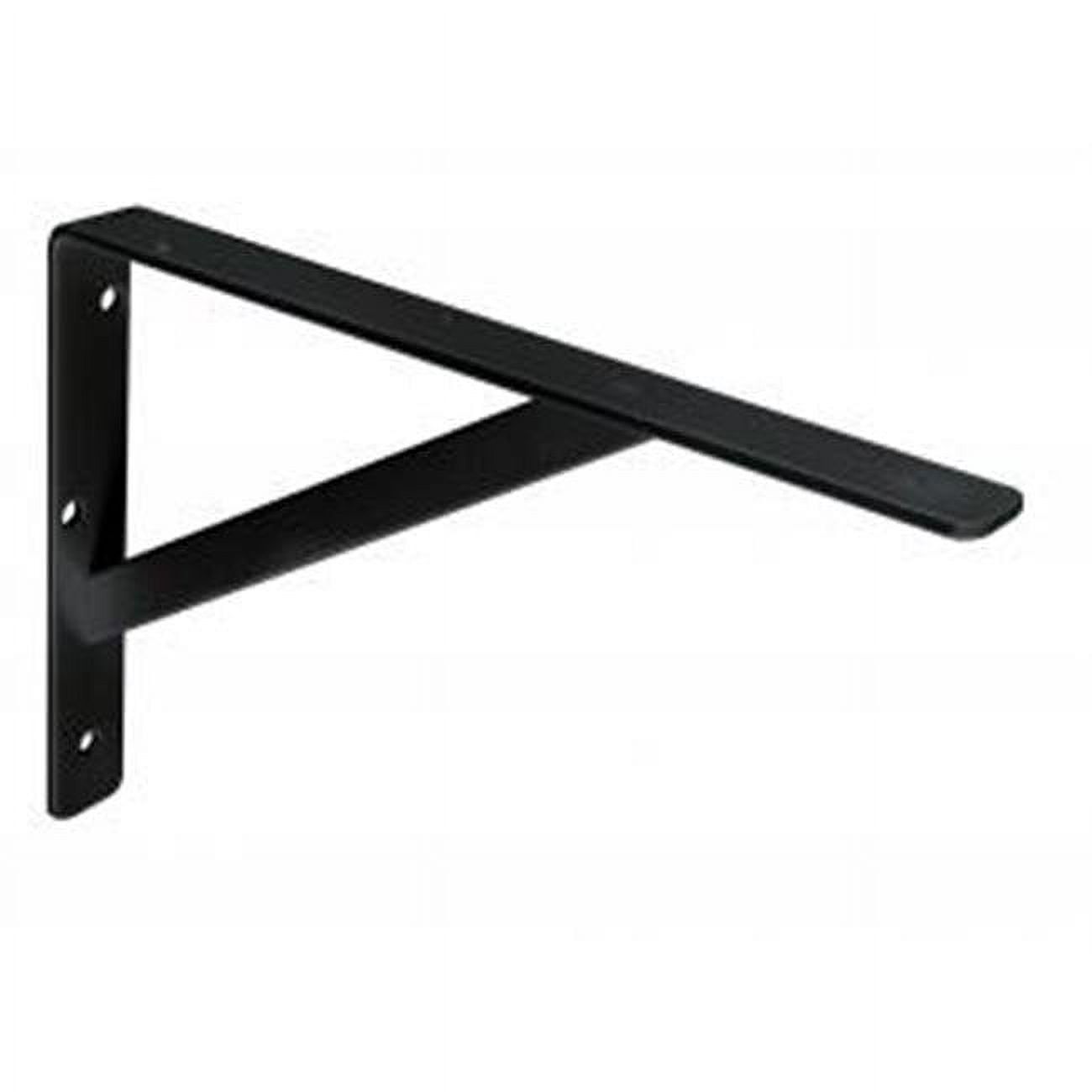 22" Black Steel Super Duty Shelf Bracket