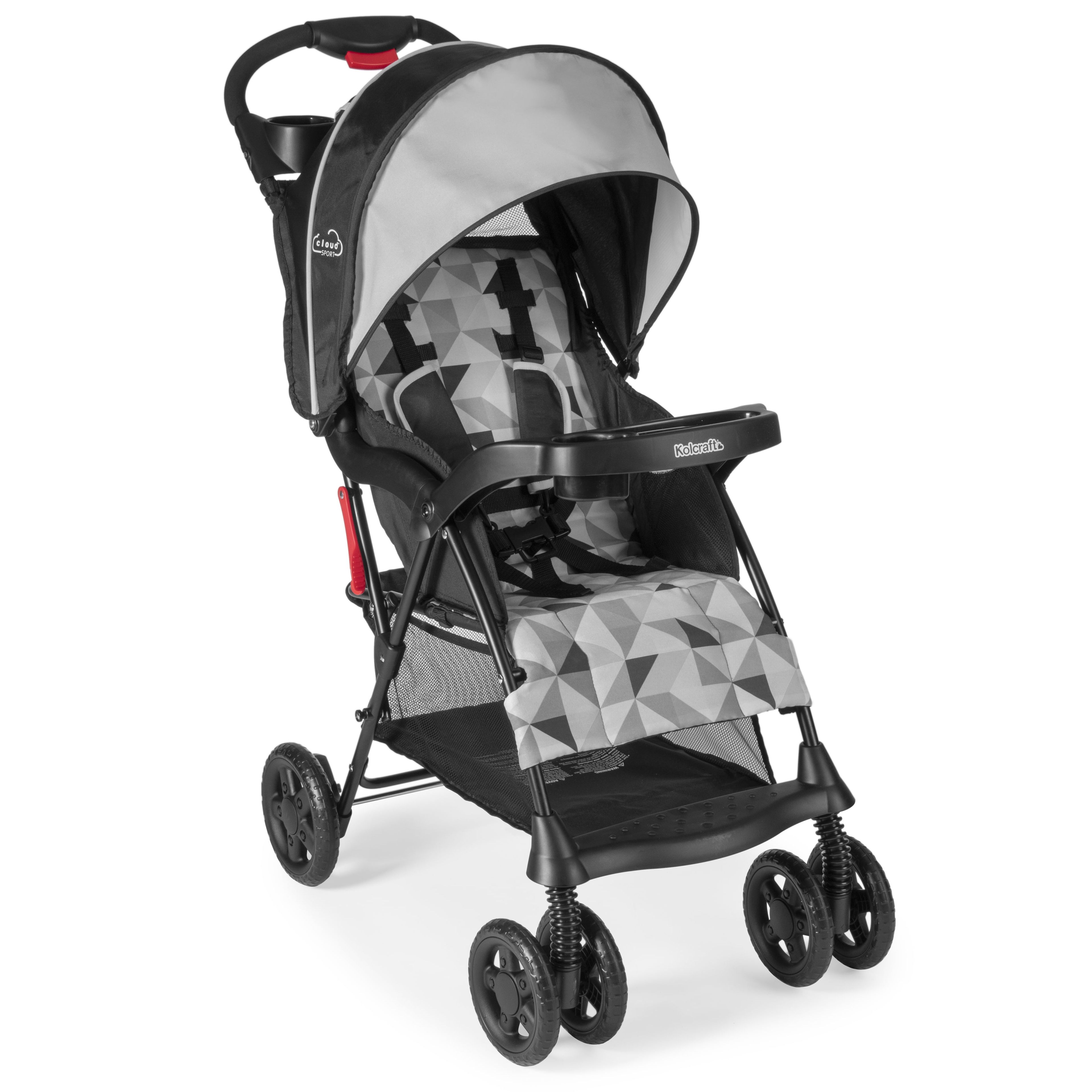 Kolcraft Cloud Sport Lightweight Gray Single Stroller