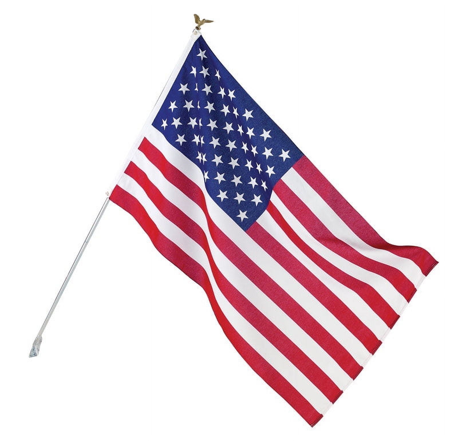 Valley Forge 3' x 5' American Flag Kit with Steel Pole