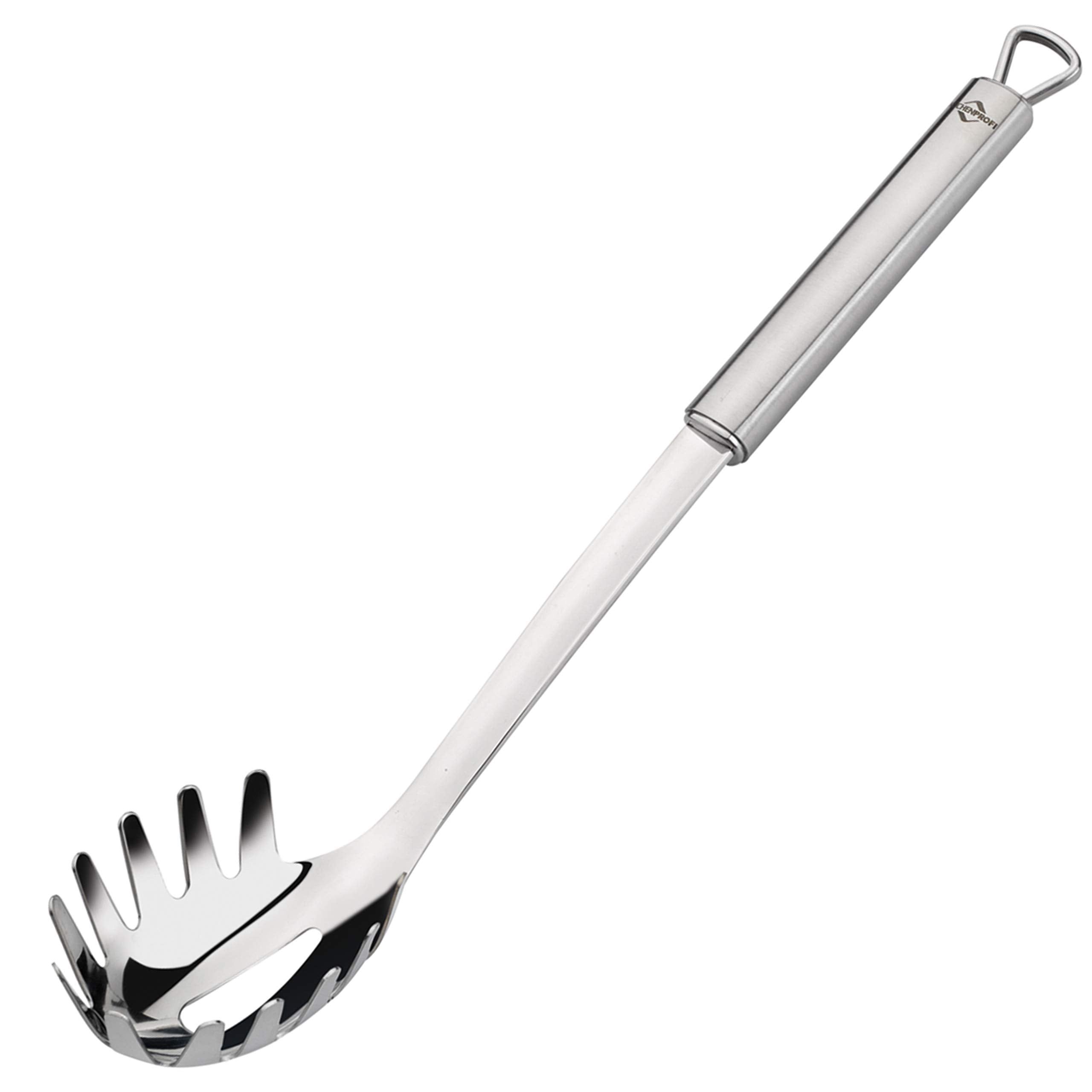 Parma 12.5" Stainless Steel Spaghetti Spoon with Triangular Handle