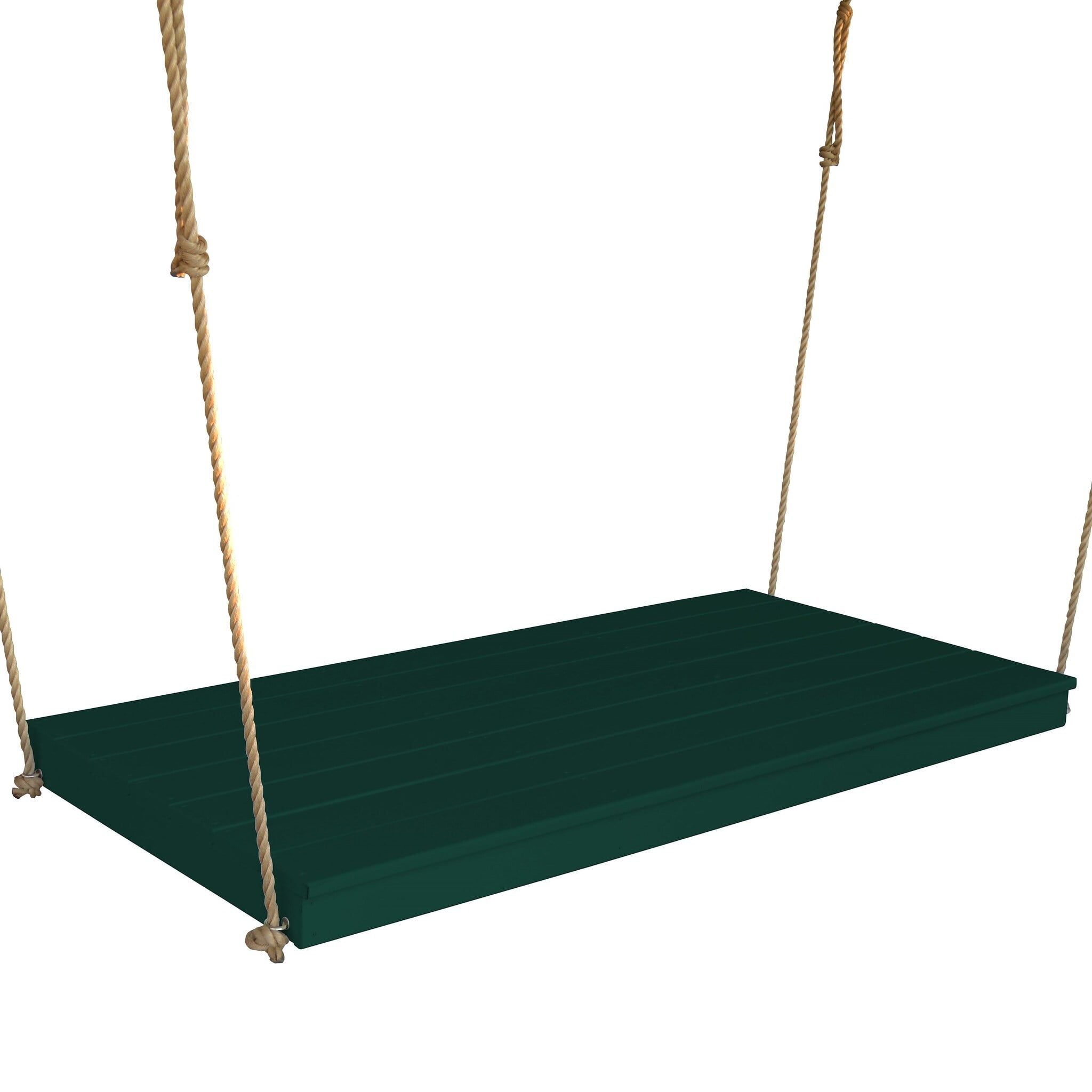 Dark Green Pine Twin Size Outdoor Bed Swing