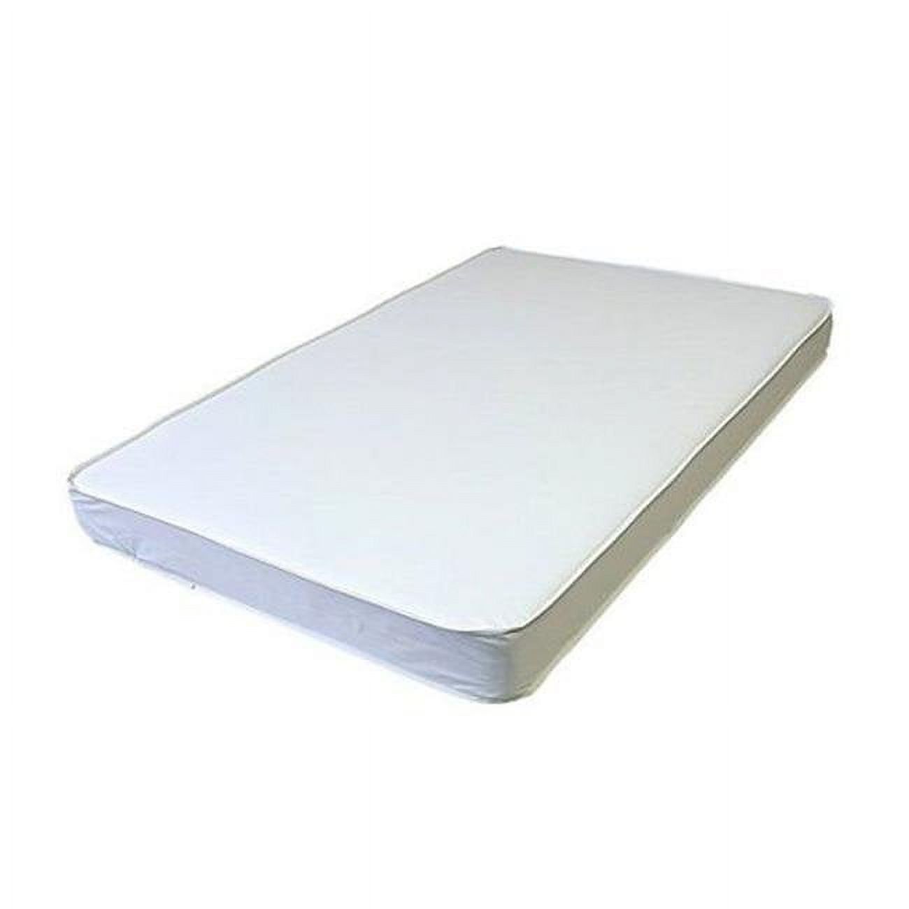 White Water Resistant Mini Crib Mattress Pad 3"