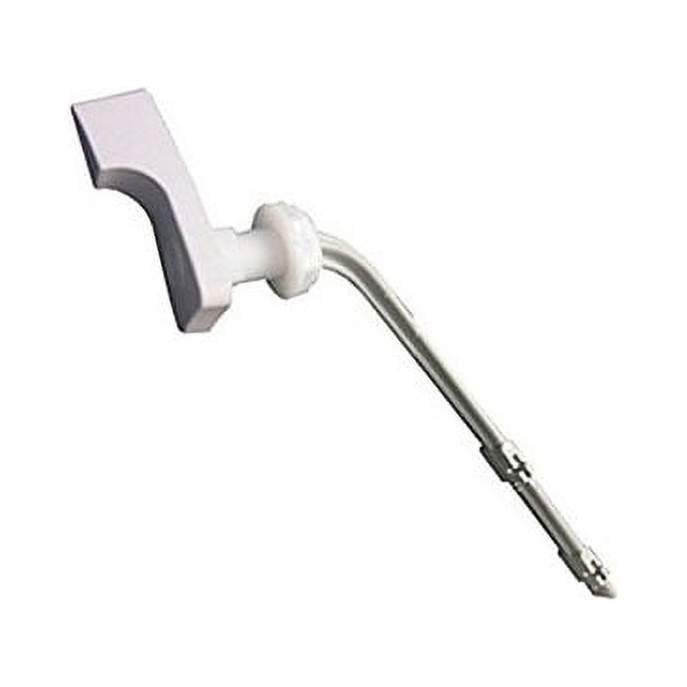 White Plastic 6-Inch Toilet Flush Lever Replacement