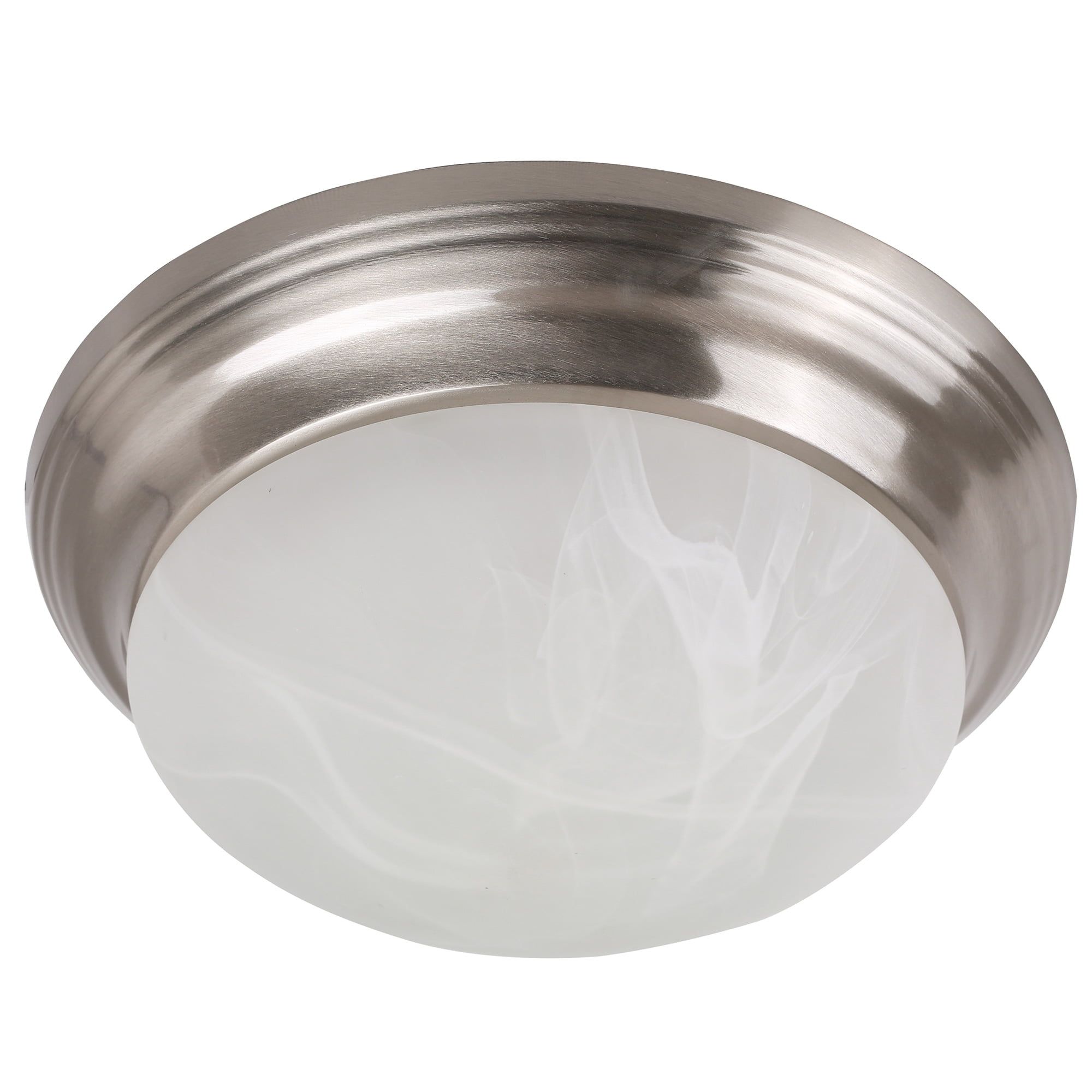 Brushed Nickel 12" LED Flush Mount Ceiling Light