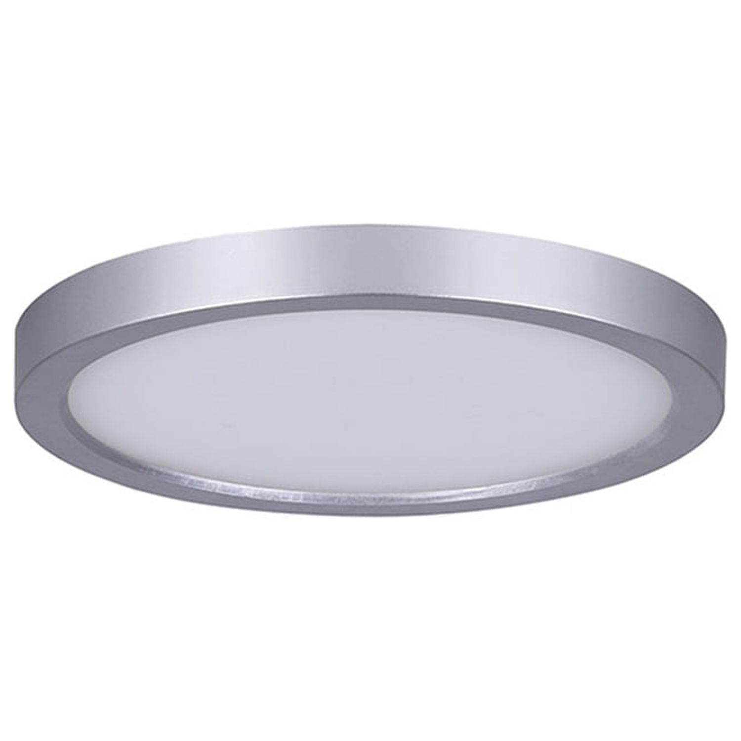 Sleek 7" Brushed Nickel LED Disc Light, Energy Star Rated