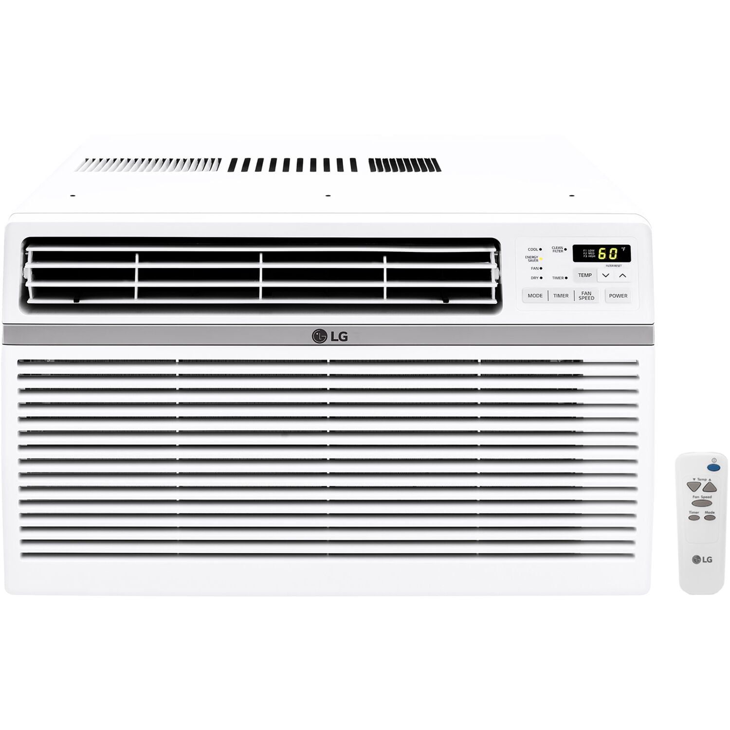 LG 18,000 BTU White Window Air Conditioner with Remote