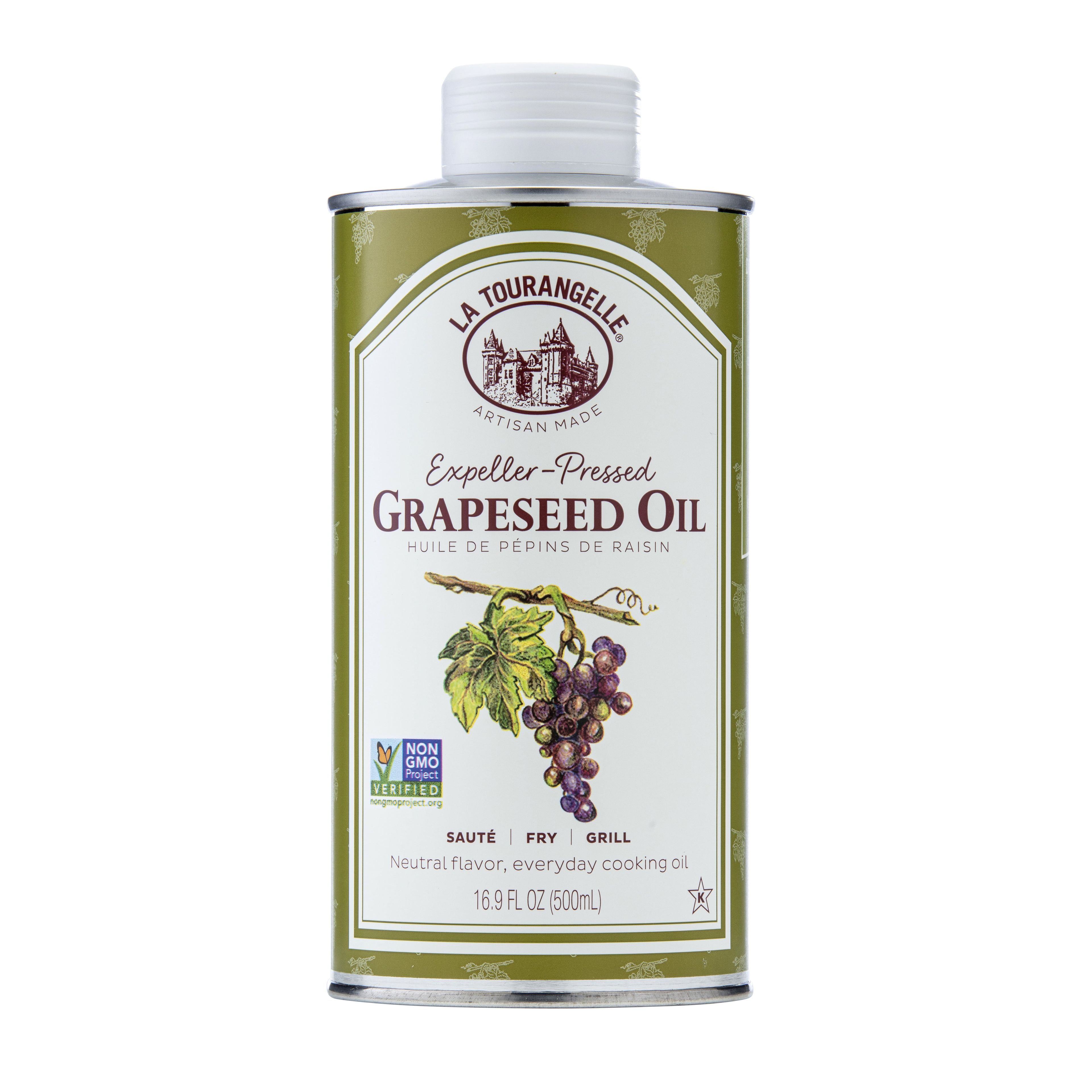 La Tourangelle Expeller-Pressed Grapeseed Oil, 16.9 Fl oz