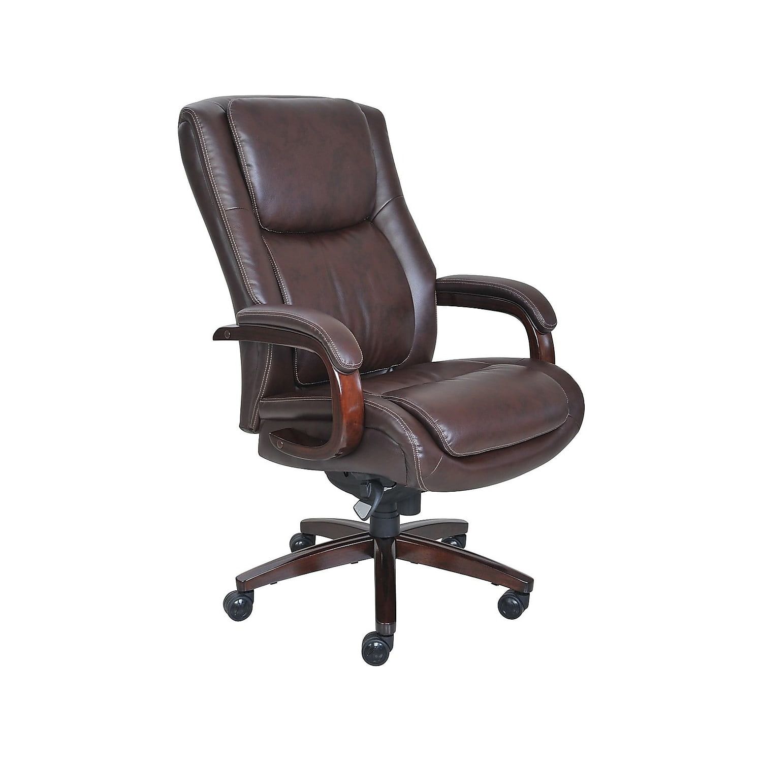 Brown Bonded Leather High Back Executive Swivel Chair