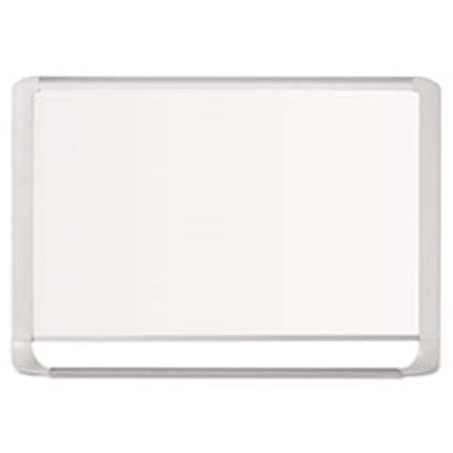 Magnetic White Lacquered Steel Dry Erase Board with Aluminum Frame