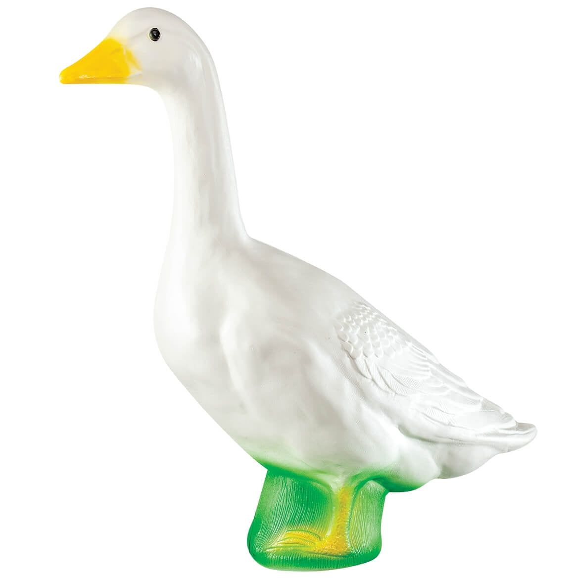 Large White Plastic Goose Garden Decor, 23” High