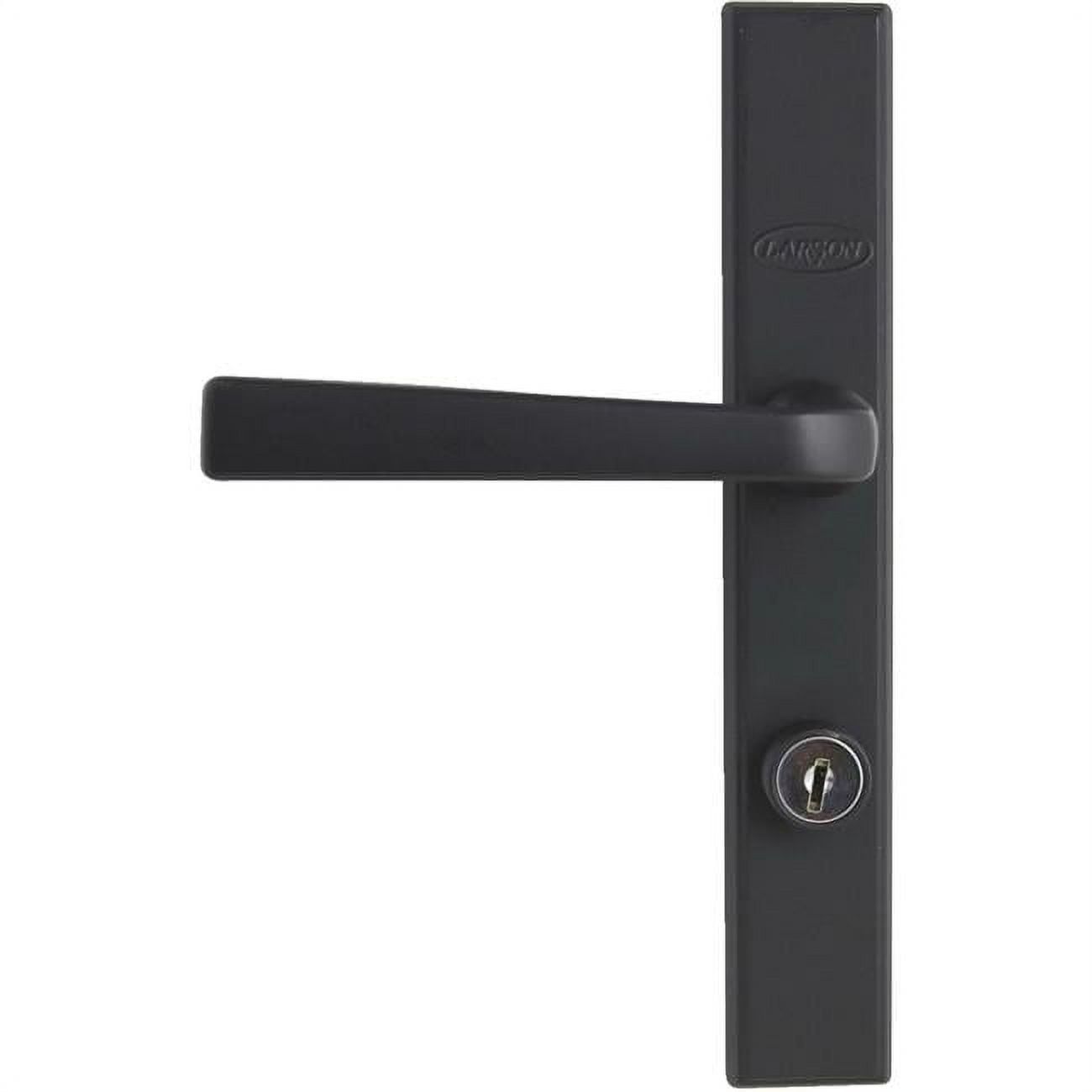 Matte Black QuickFit Lockable Storm Door Handle Set