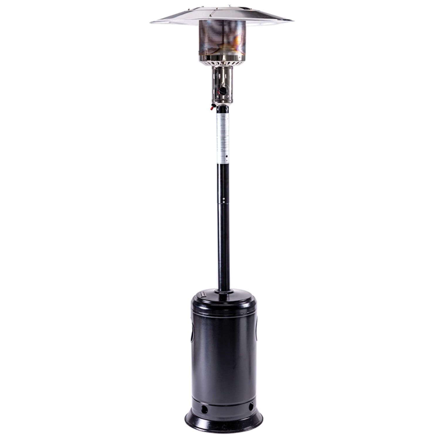 Hammered Black Propane Patio Heater with Emergency Shut Off