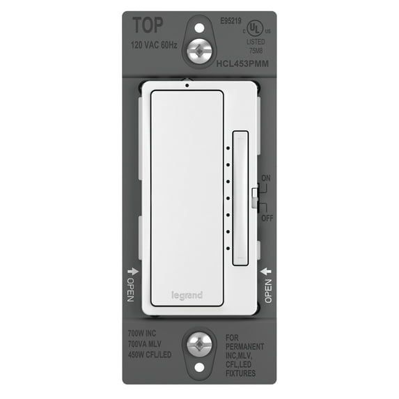 White Wireless Multi-Location Master Dimmer Switch