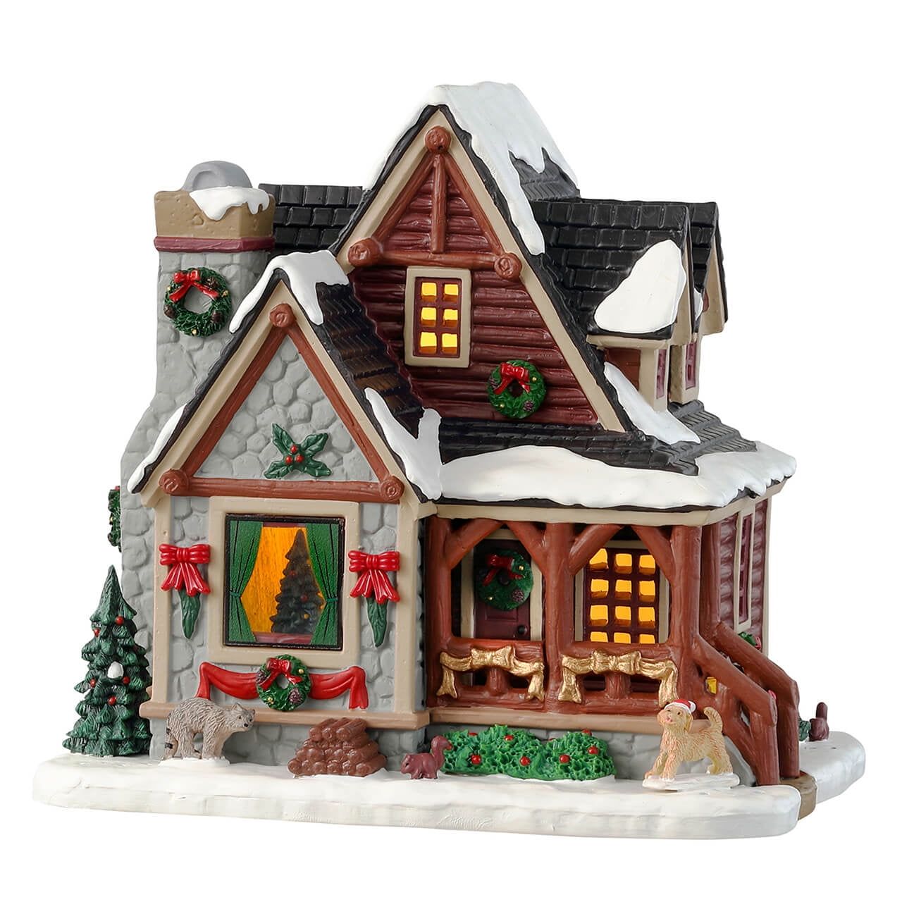 Lemax Arctic Animal Sanctuary Lighted Resin Christmas Village