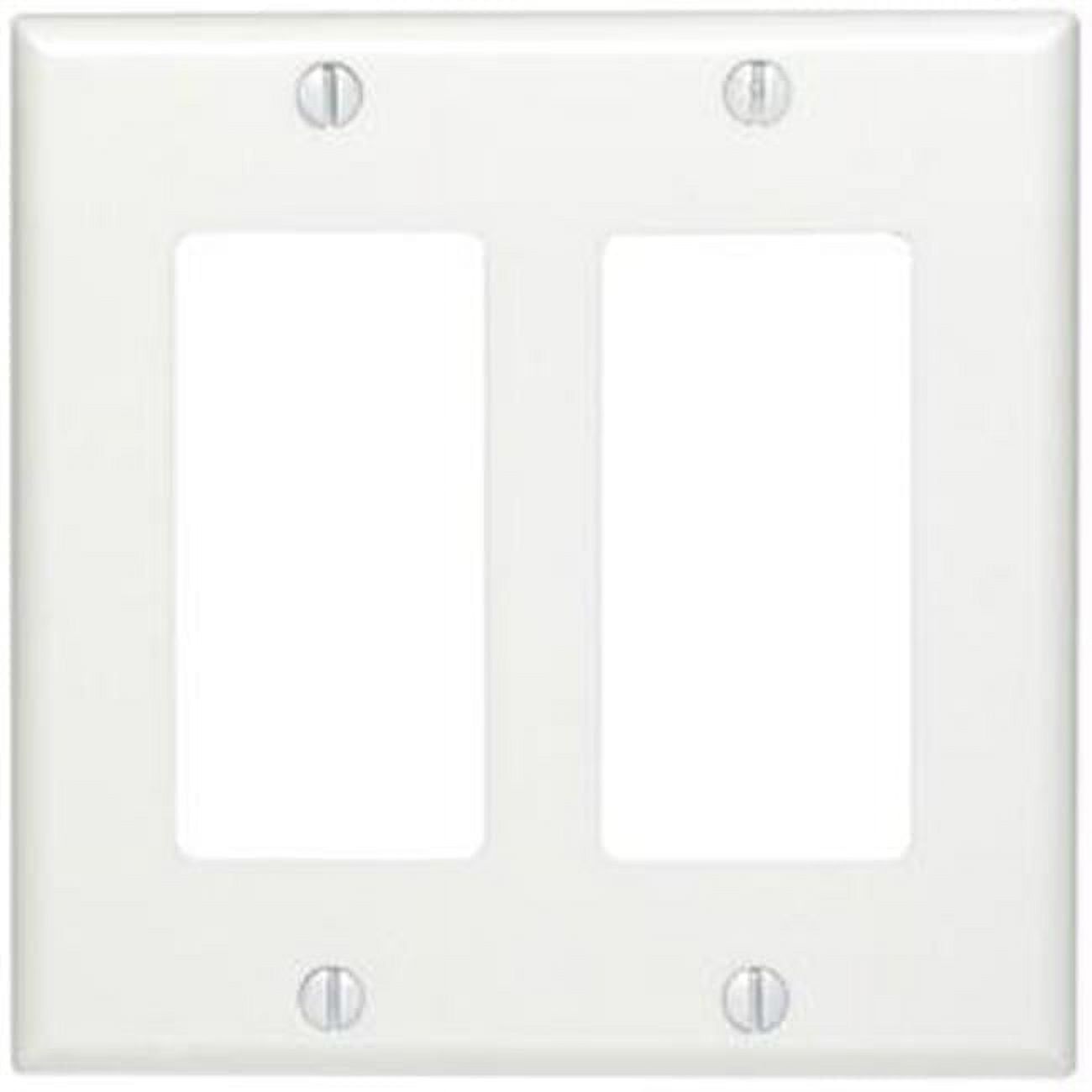 White 2-Gang Urea Mounting Plate