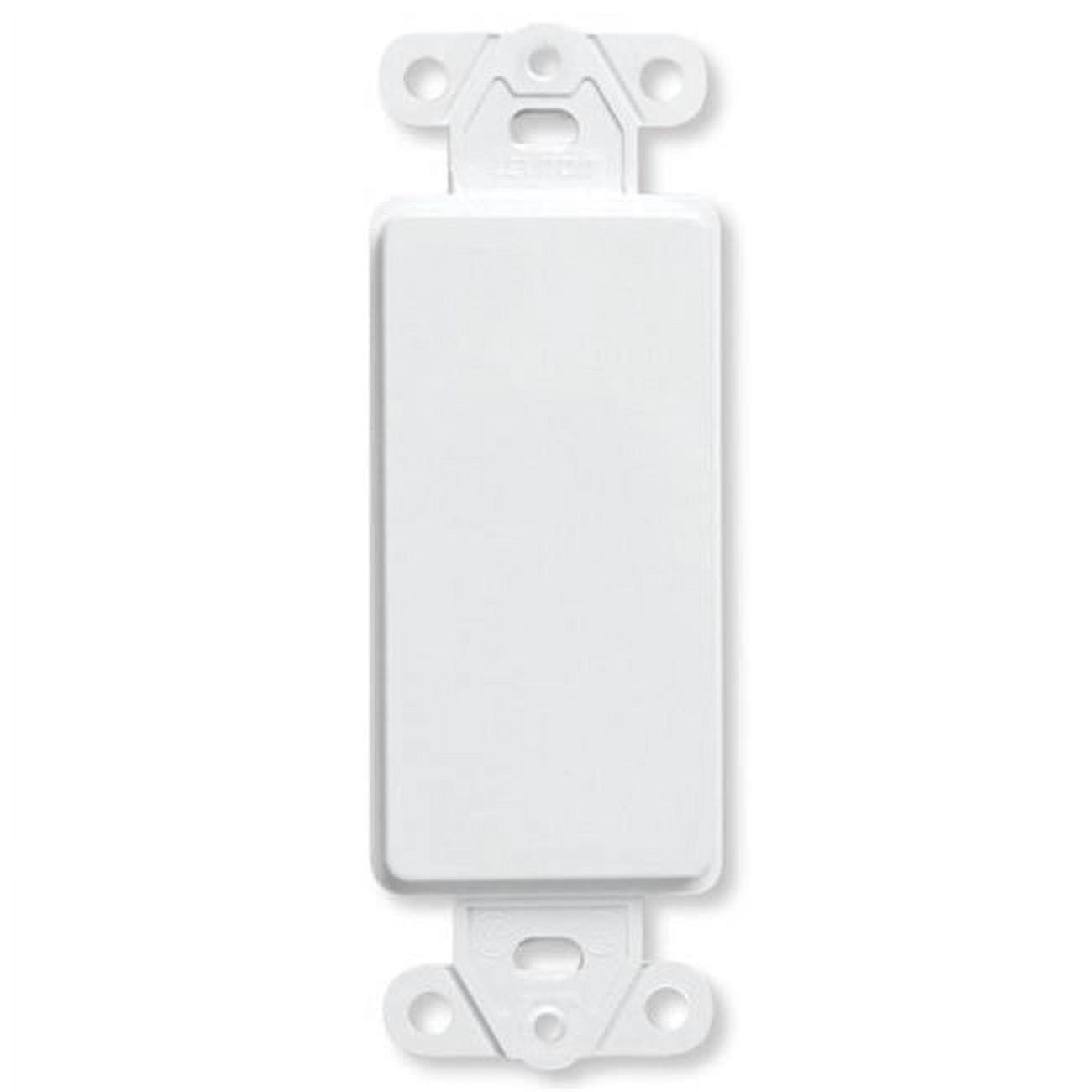 White Thermoset Plastic Blank Modular Insert