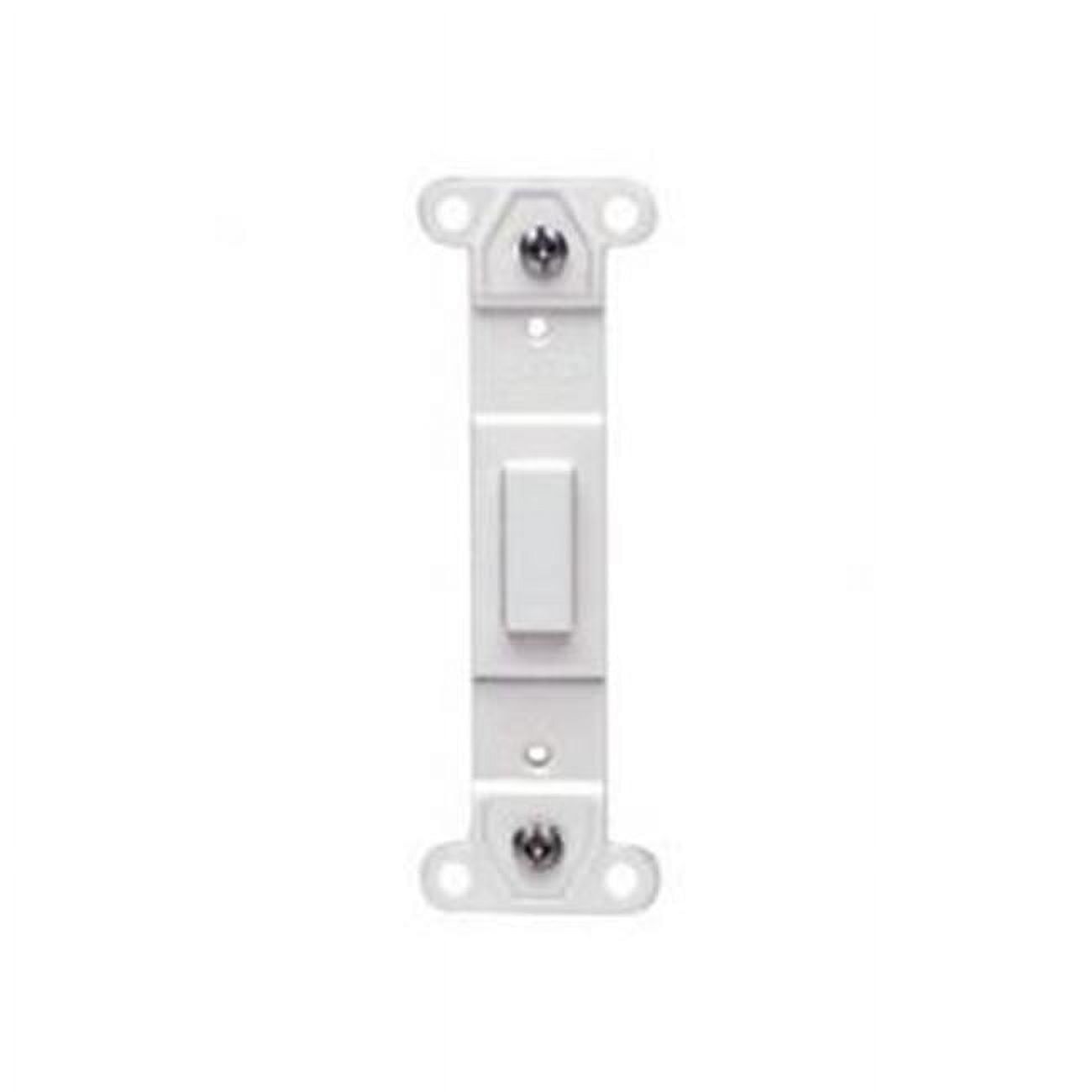 Leviton White 1-Gang Blank Toggle Wall Plate Insert