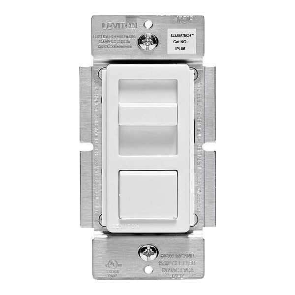 White Universal Dimmer Switch with Slide Control