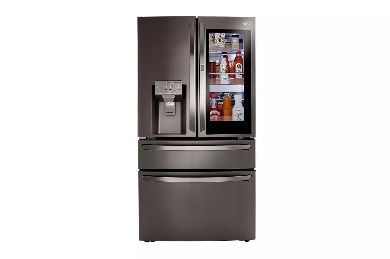 23 Cu. Ft. Black Stainless Steel French Door Smart Refrigerator