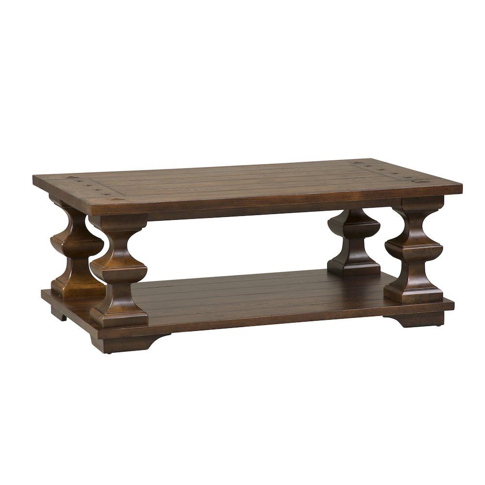 Sedona Kona Brown 3-Piece Rubberwood and Oak Table Set