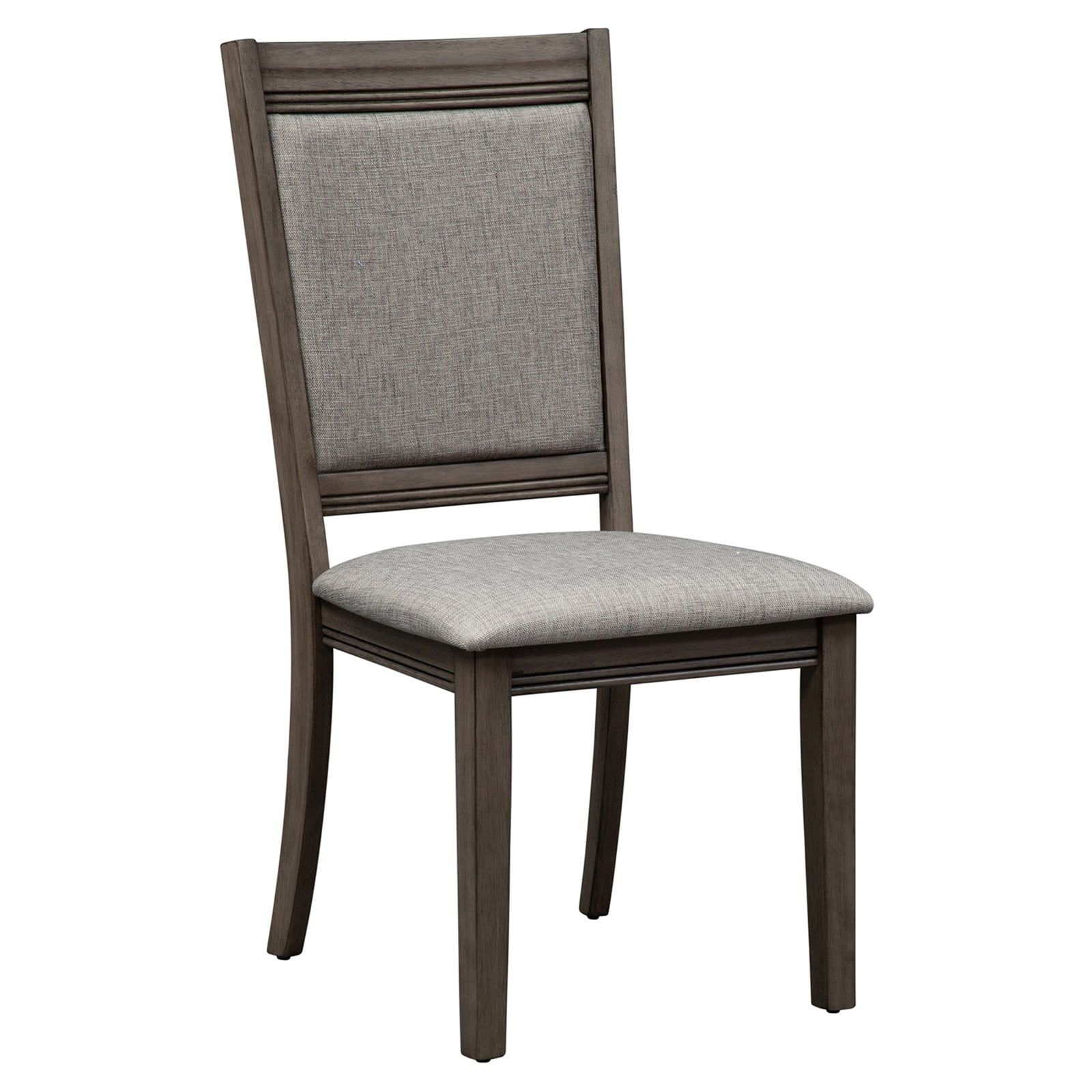 Greystone High Back Upholstered Wood Side Chair