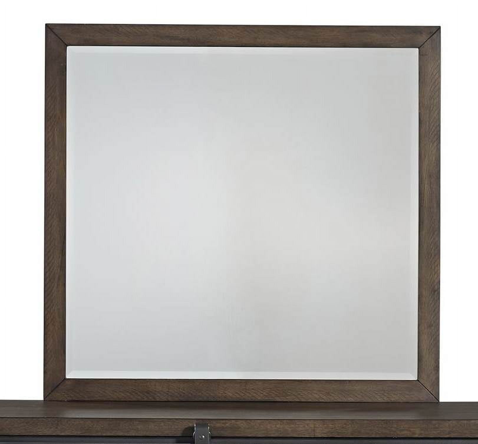 Thornwood Hills 36" Rock Beaten Brown Rustic Mirror