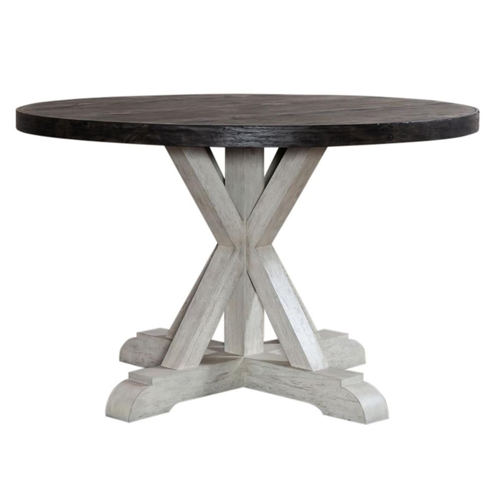 48" Round Reclaimed Wood Rustic Dining Table