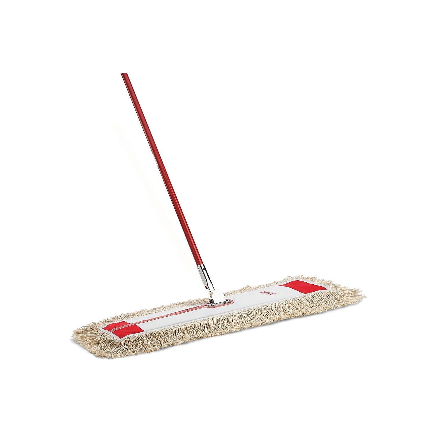 Libman Red 36" Cotton Dust Mop with Steel Handle