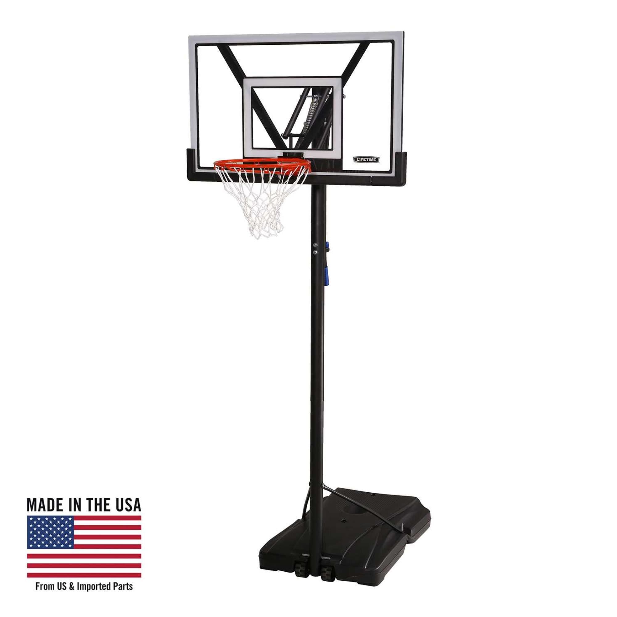 Lifetime Adjustable Portable Basketball Hoop with 48" Polycarbonate Backboard