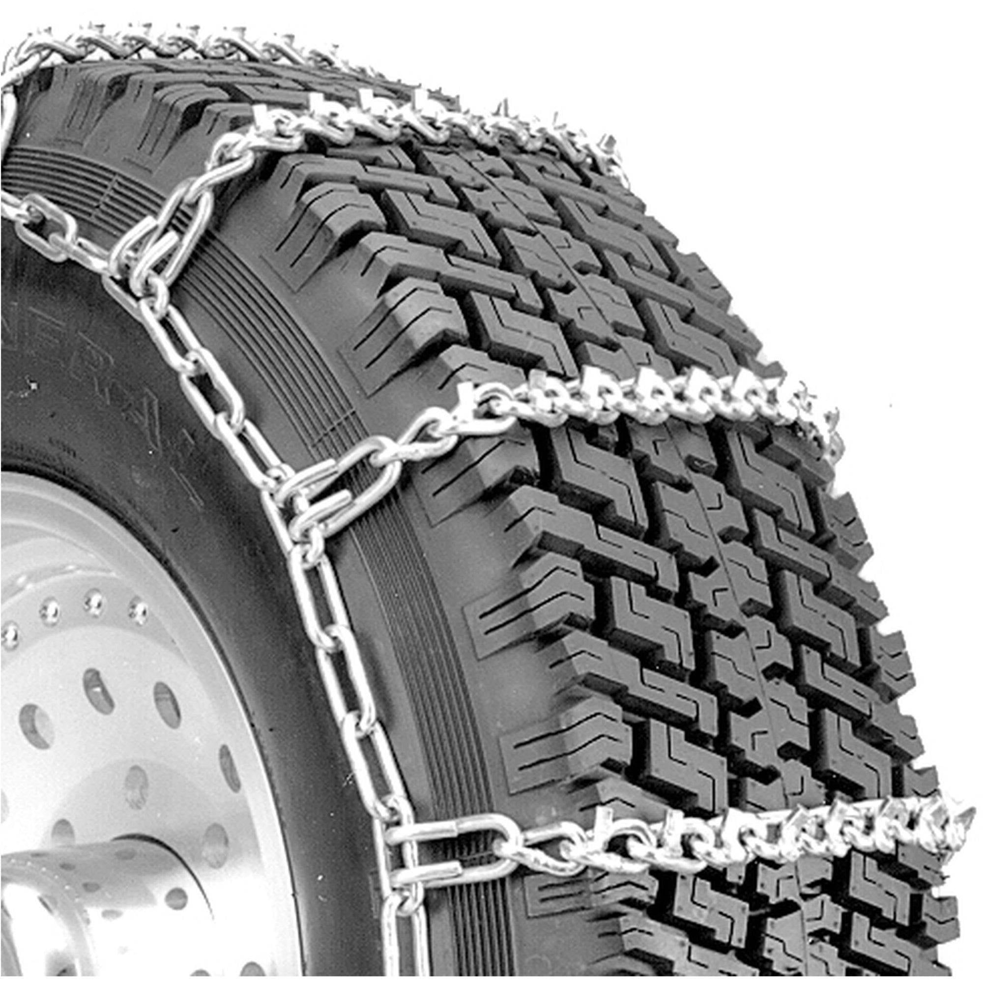 Quik Grip V-Bar 18" Light Truck Tire Traction Chains, Set of 2