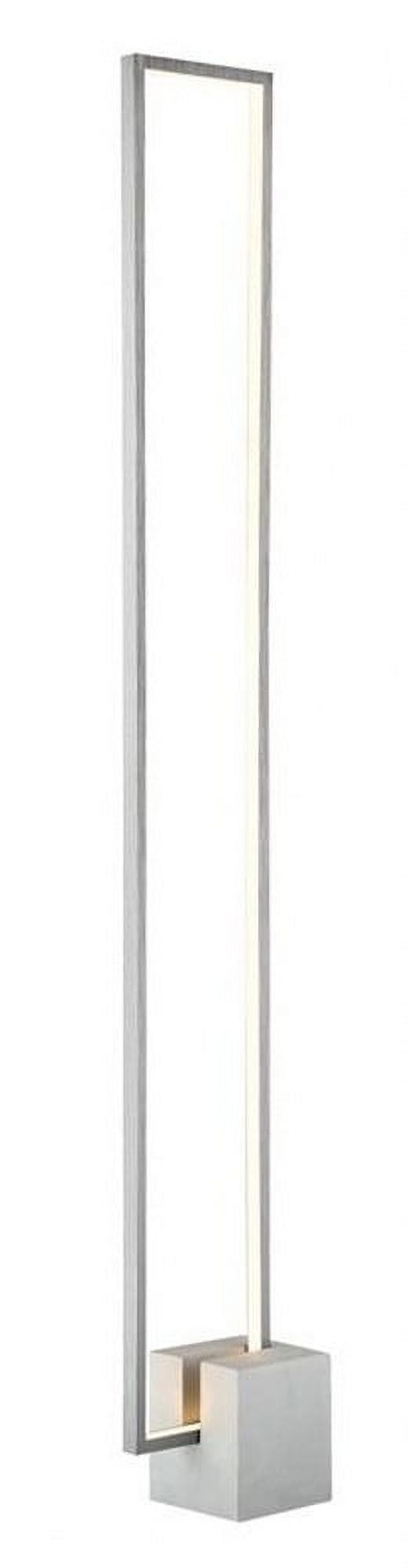 Fantica 56" White Aluminum LED Column Floor Lamp