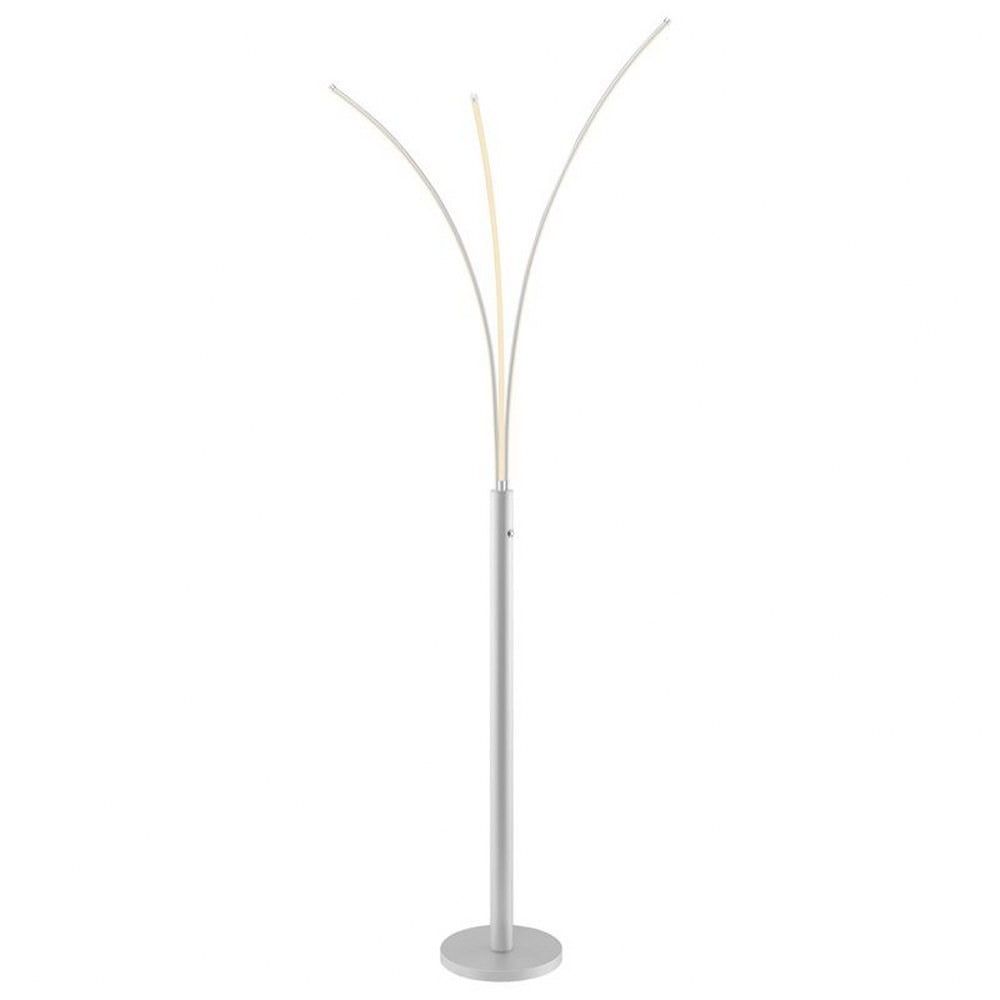 Touch Arc Silver 81" LED Tree Floor Lamp with Dimmer