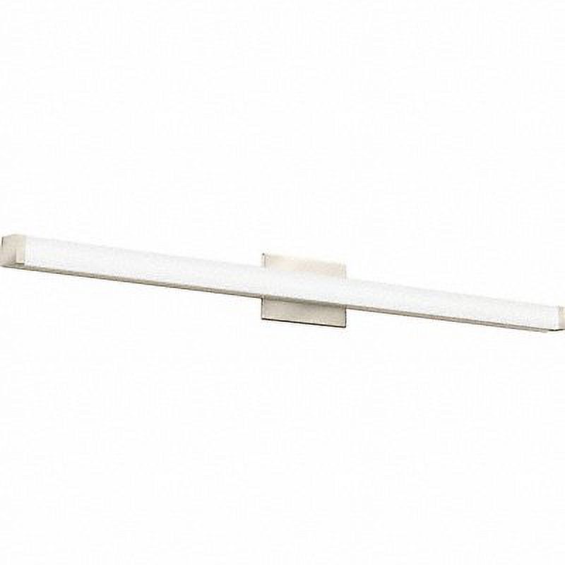 Brushed Nickel 48" LED Dimmable Vanity Light with Switchable Color Temperature