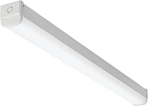 EcoBright 4' Round Lens LED Linear Strip Light, 4000K, Dimmable