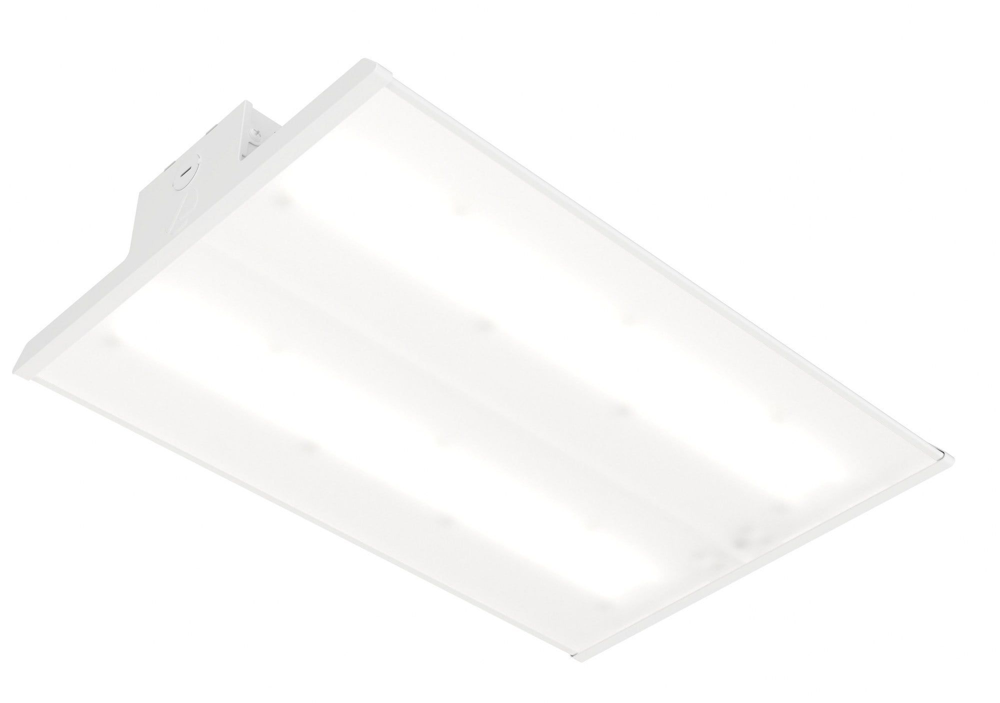 White Aluminum LED High Bay Light Fixture, 22 inches