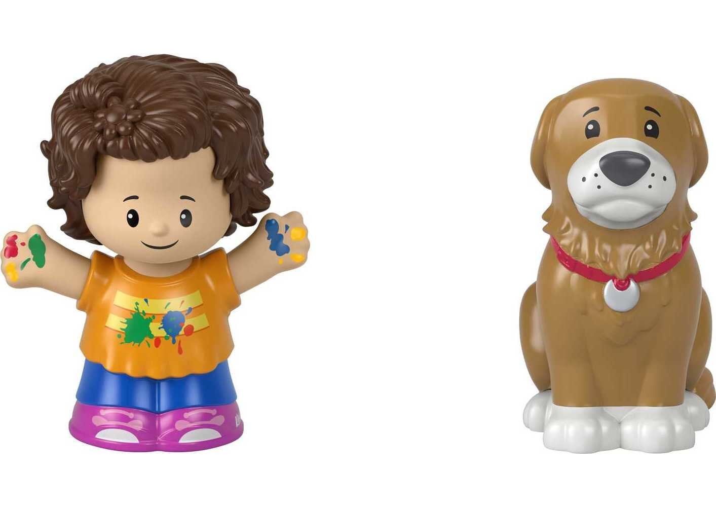 Little People Toddler Student and Dog Figure Set