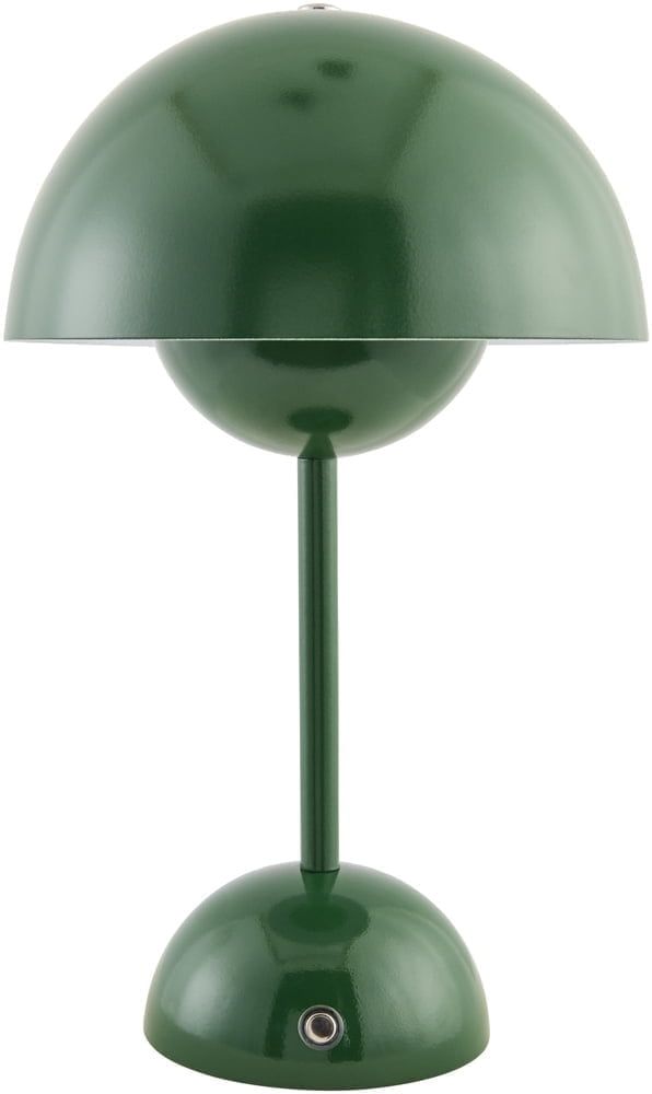 Mayotte 12-inch Green Iron Minimalist Table Lamp