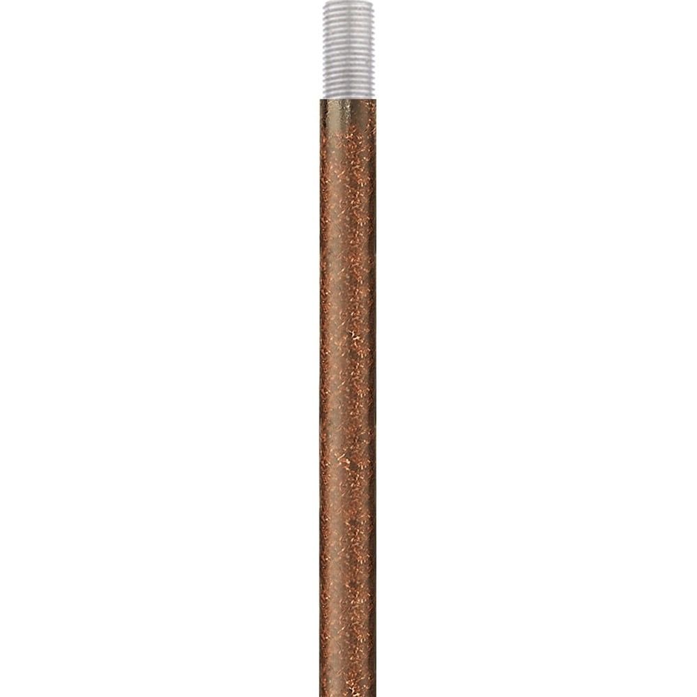 Verona Bronze 12" Steel Extension Rod for Lighting Fixtures