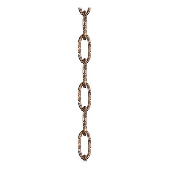 Venetian Patina Heavy Duty Decorative Steel Chain, 3 Feet