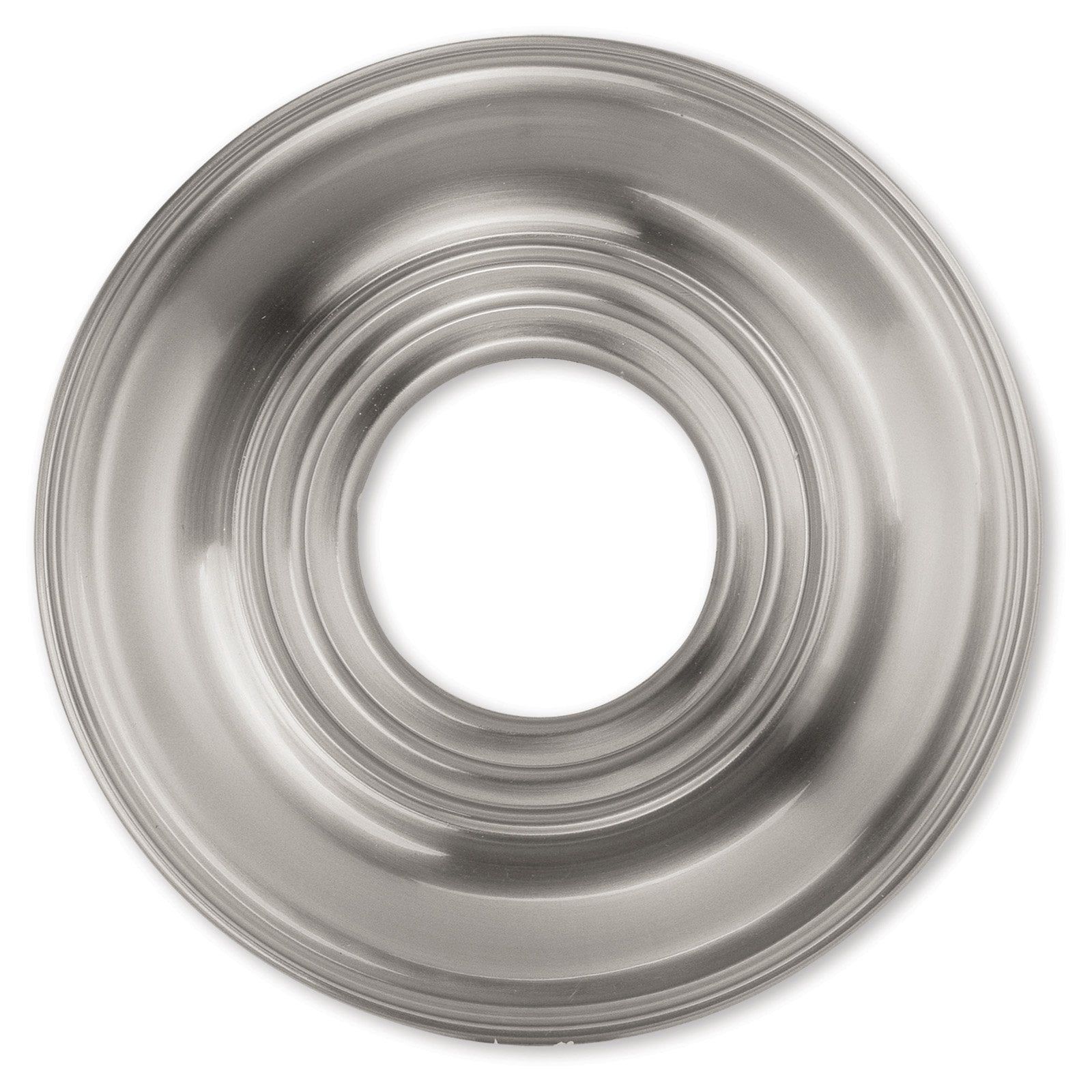 Brushed Nickel 12-Inch Steel Ceiling Medallion